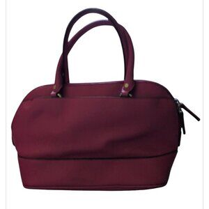 Merona Purse Solid Pink Double Handle Handbag with One Large Compartment
